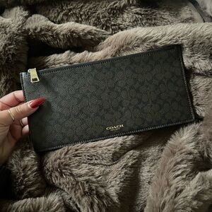 Coach Black and Brown Clutch